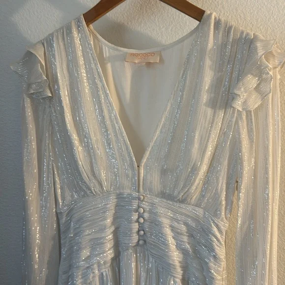 Rococo Sand True Mini Dress Sand White - Size Small - Picture 7 of 13